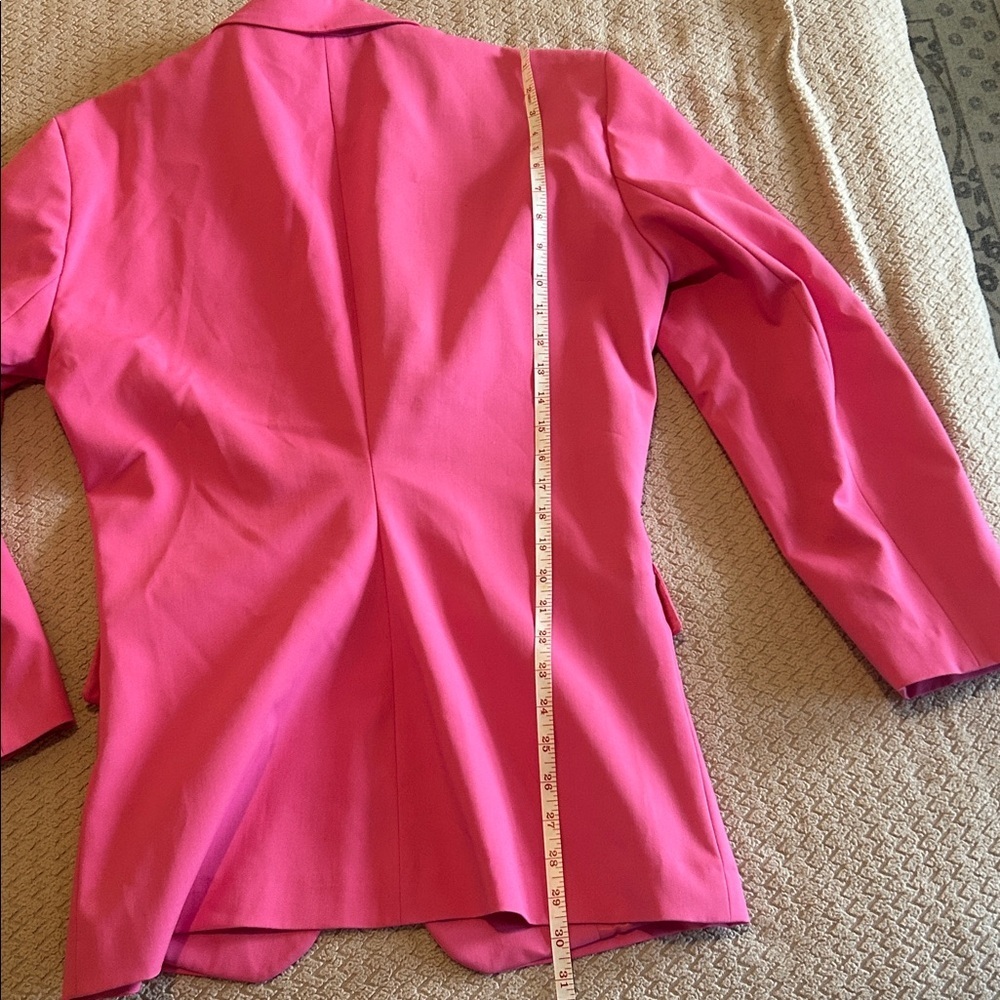 Zara Pink Oversized Blazer Size Small - Picture 5 of 7